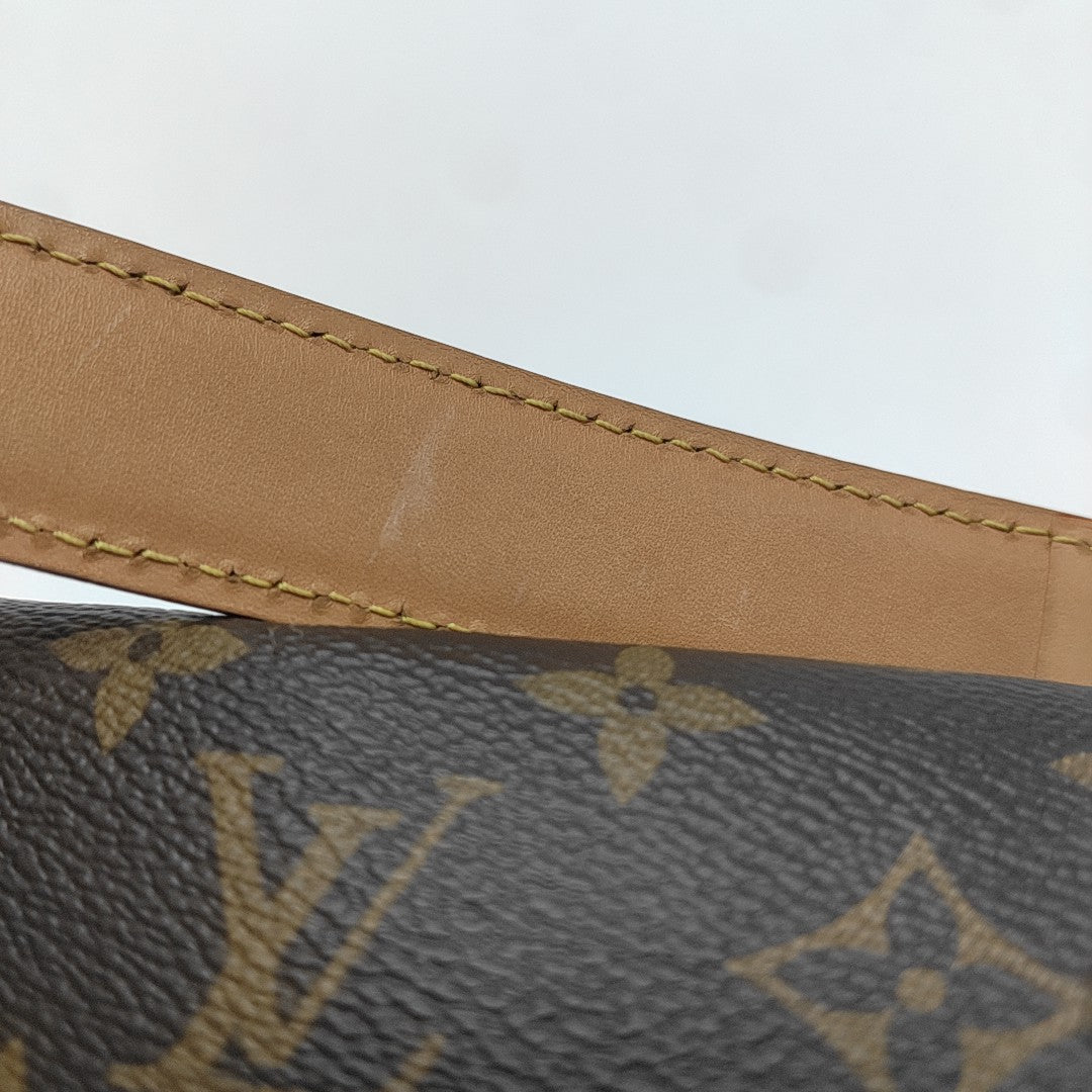 SIDE TRUNK MM Monogram Coated Canvas Brown