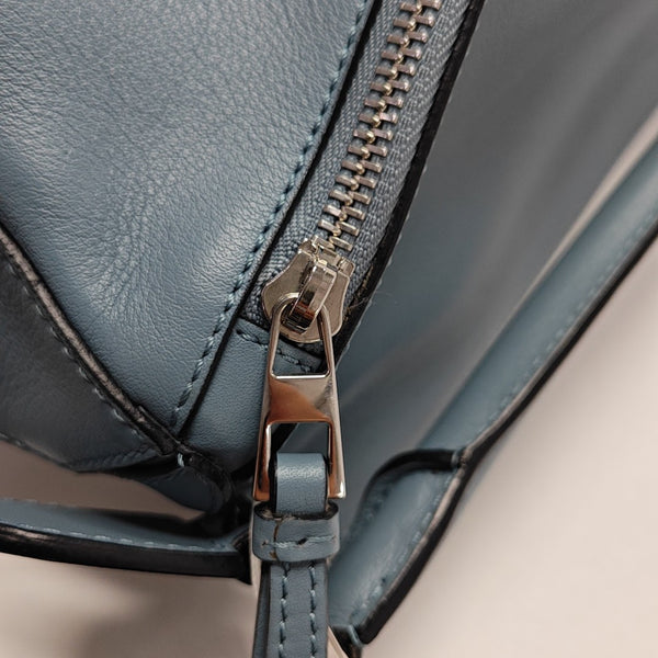 Puzzle Small Calfskin Blue