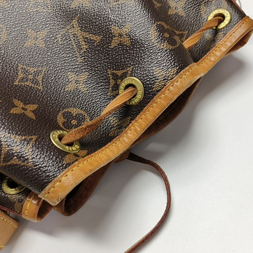 NOÉ BB Monogram Coated Canvas Brown