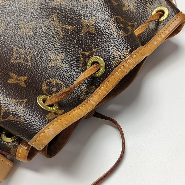 NOÉ BB Monogram Coated Canvas Brown