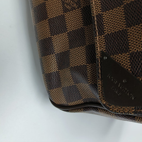 SHELTON Damier Ebene Coated Canvas Brown
