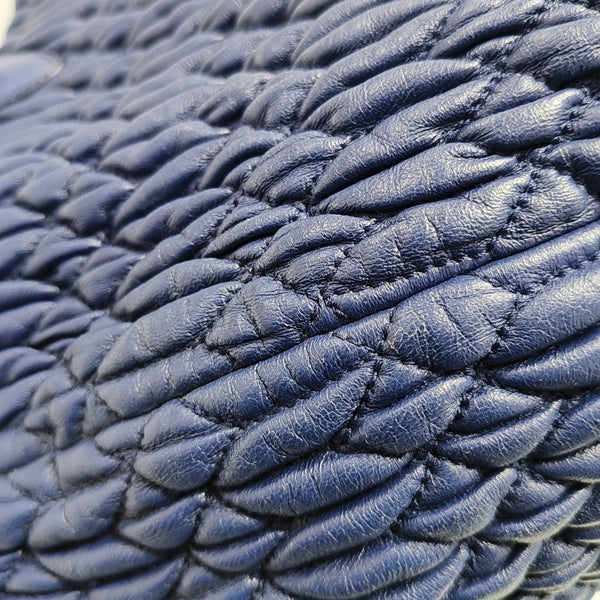 Quilted Lambskin Blue
