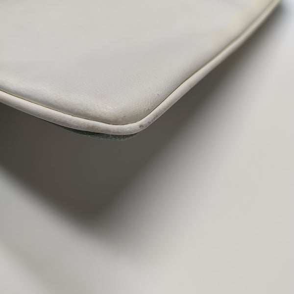 Canvas Clutch White