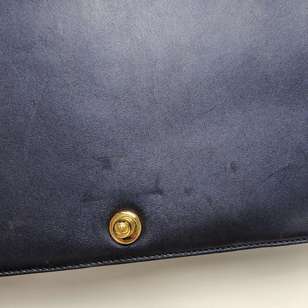 BOY CHANEL Large Lambskin Blue