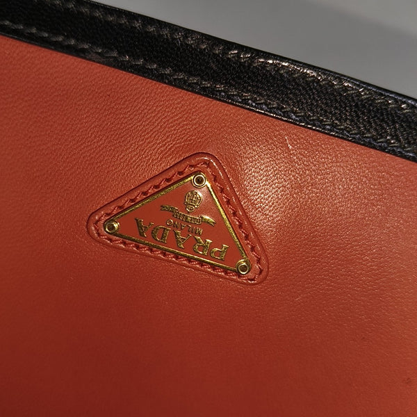Leather Shoulder Bag Black