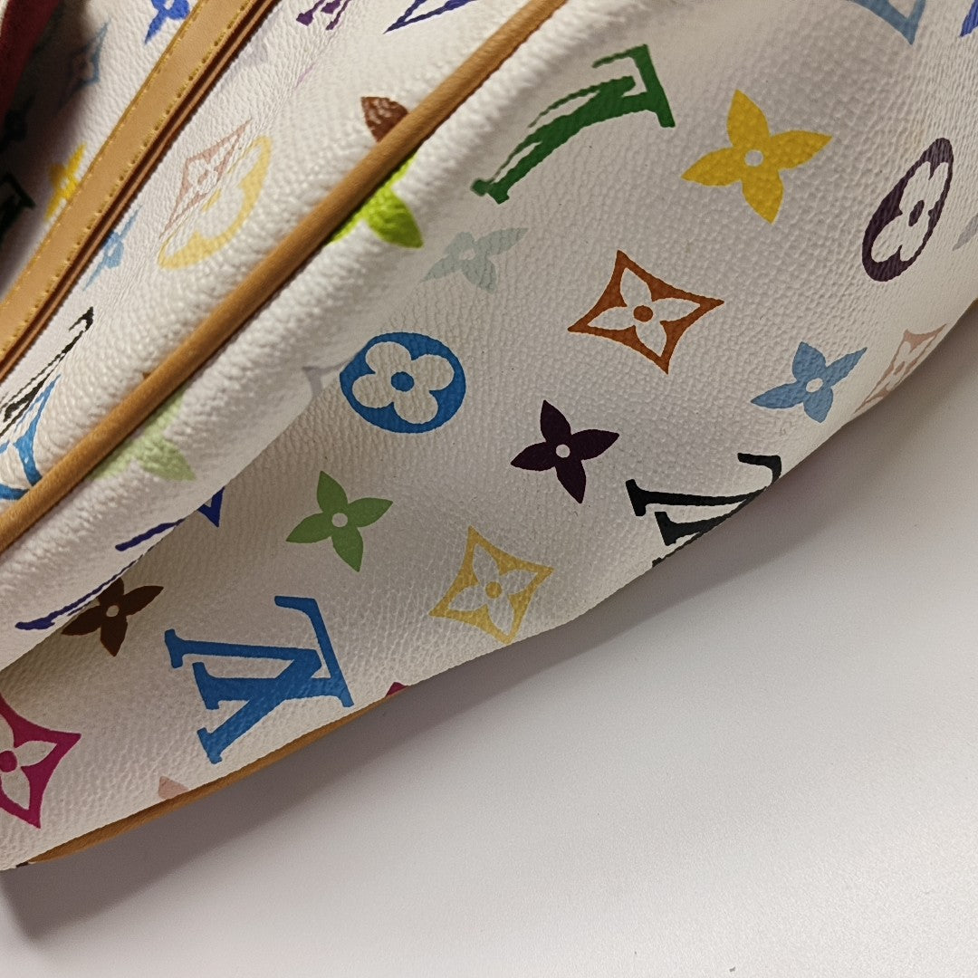 LV × TM AURELIA Monogram Coated Canvas White