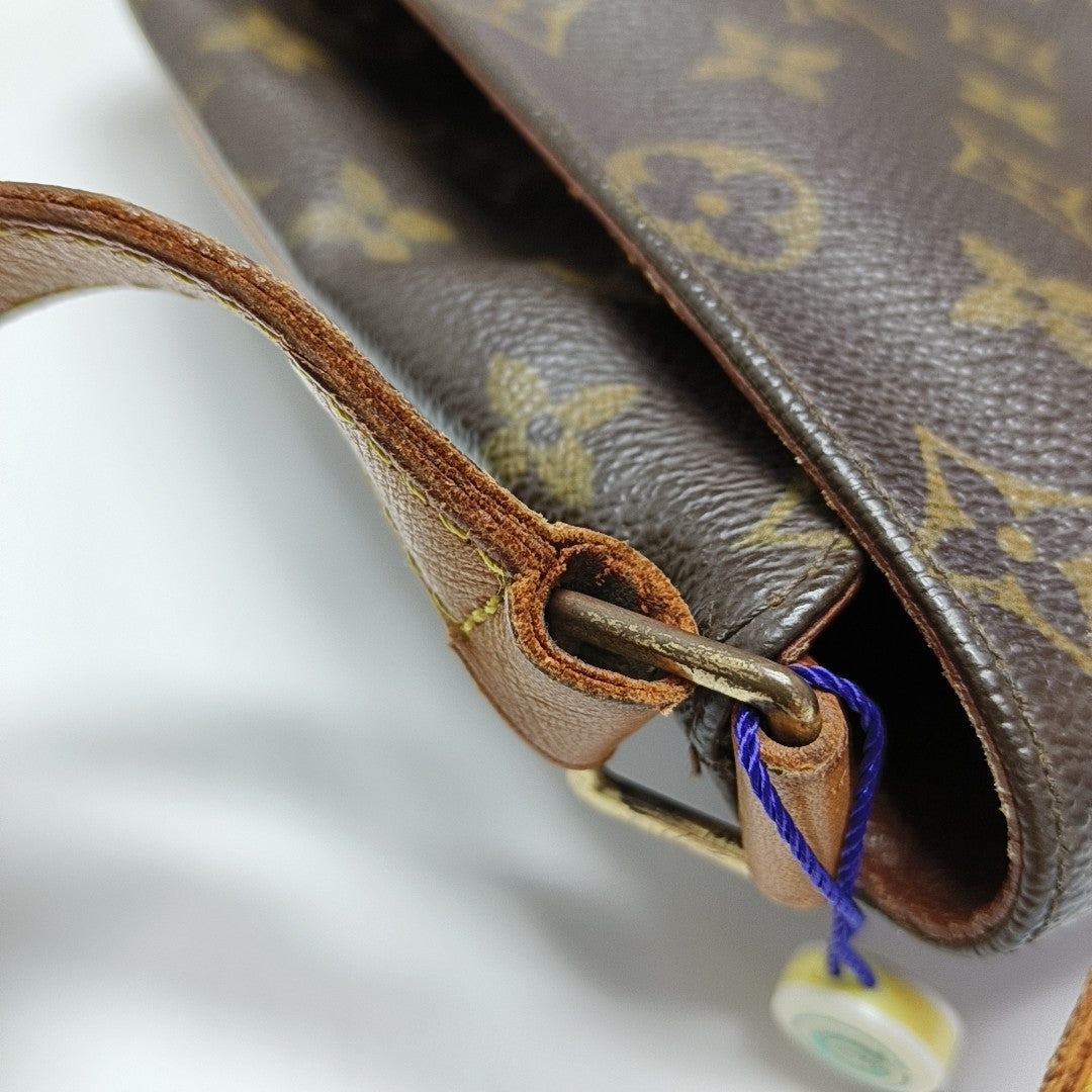 MUSETTE TANGO PM Monogram Coated Canvas Brown