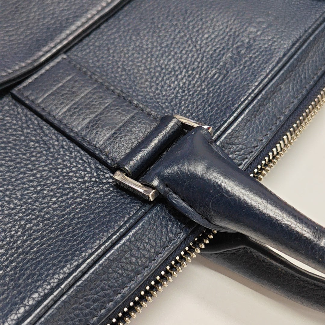Calfskin Shoulder Bag Blue