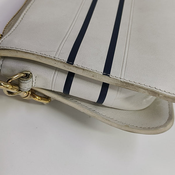 Calfskin Top Handle Bag White