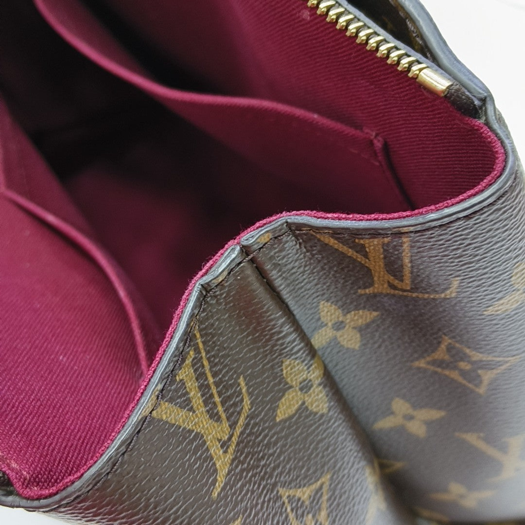PALAIS PM Monogram Coated Canvas Brown