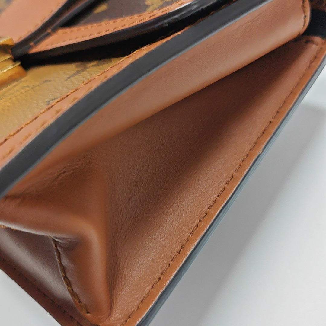 DAUPHINE Monogram Coated Canvas Brown