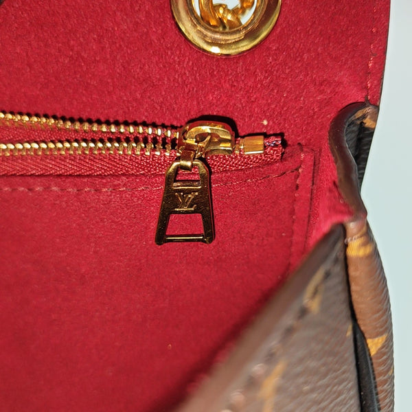 PASSY Monogram Coated Canvas Brown