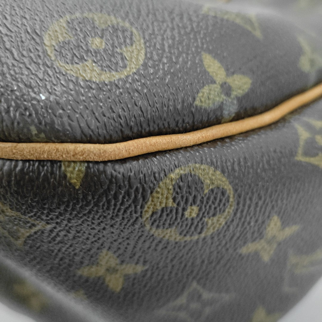 GALLIERA PM Monogram Coated Canvas Brown