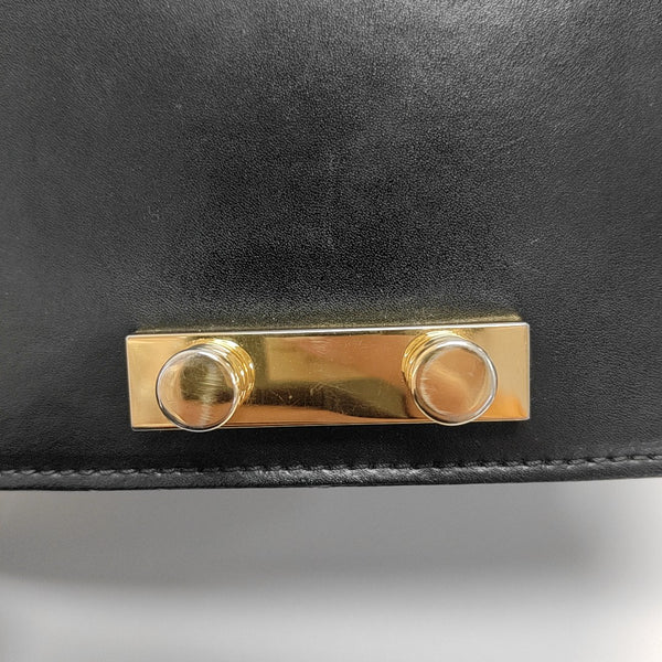 Calfskin Shoulder Bag Black