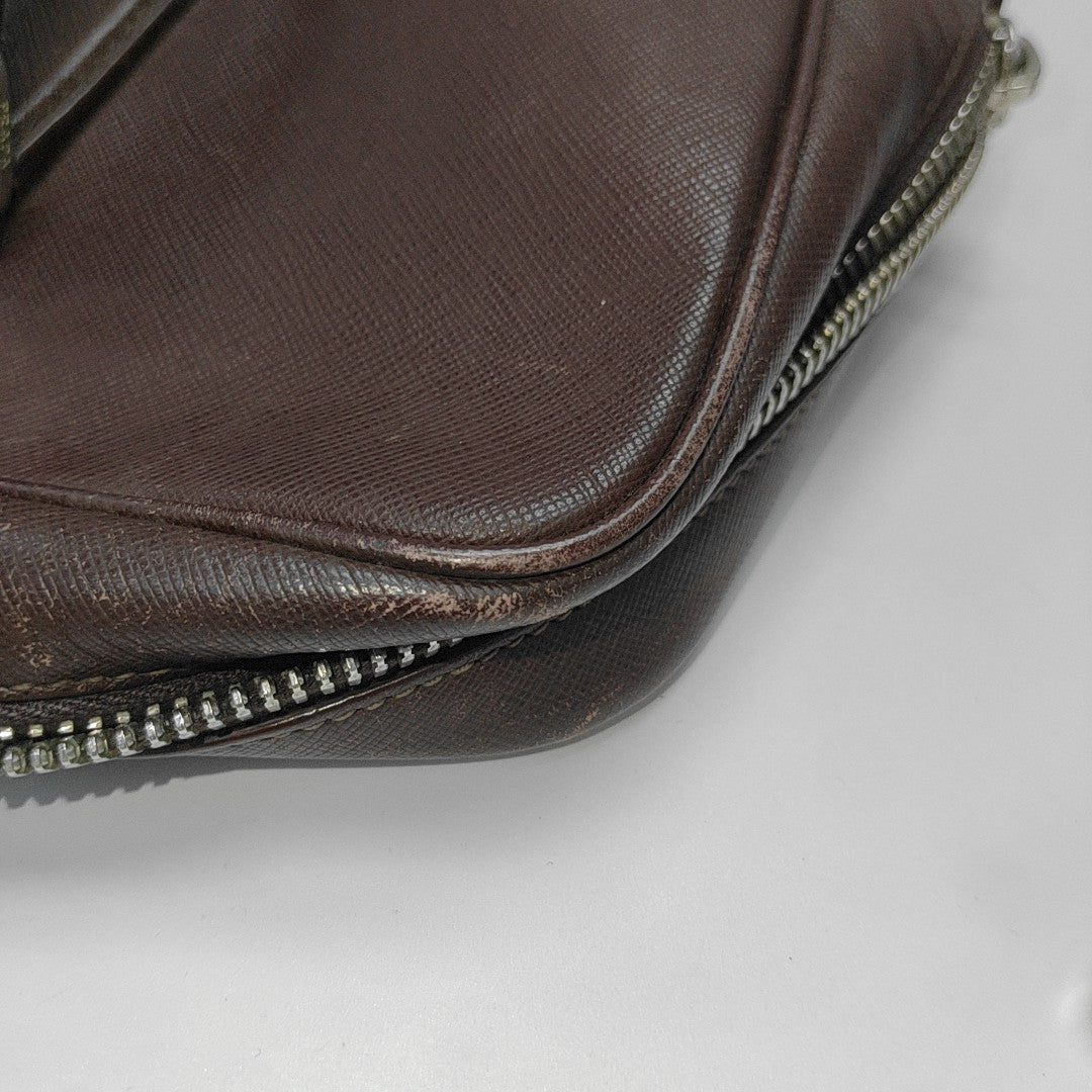 Saffiano Calfskin Top Handle Bag Red
