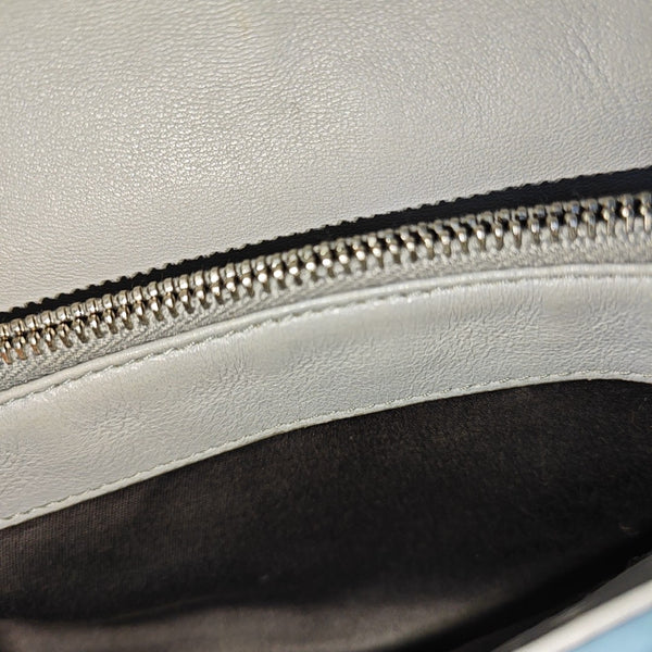 Crystal Quilted Lambskin Blue