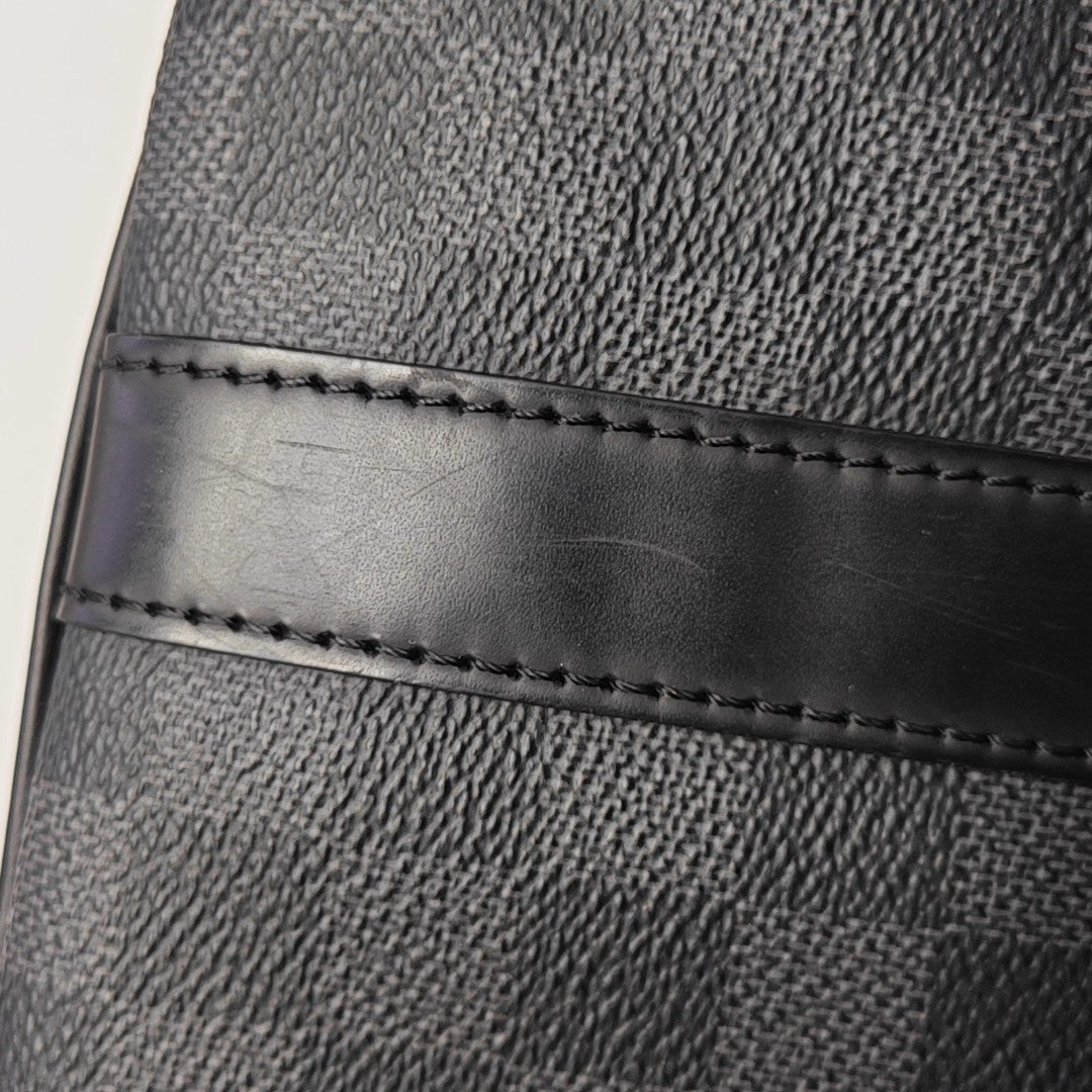 TADAO PM Damier Graphite Coated Canvas Gray