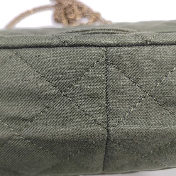 2.55 227 Quilted Canvas Green