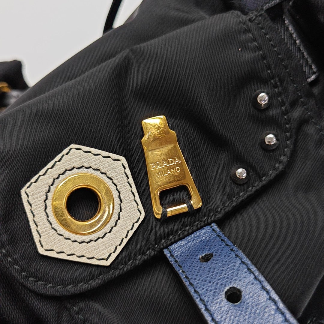 Nylon Backpack Black