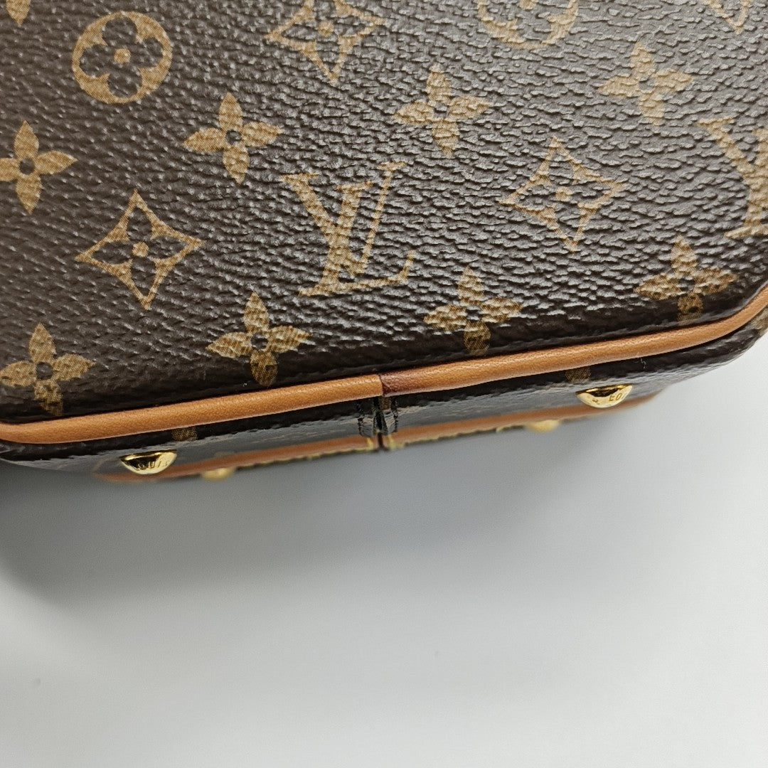 BOITE CHAPEAU PM Monogram Coated Canvas Brown