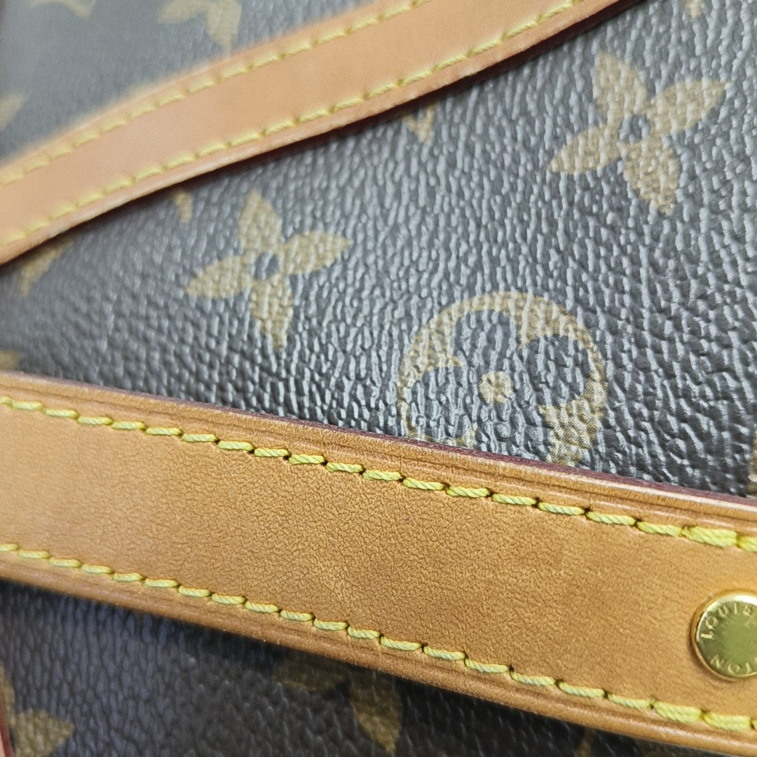 DUFFLE Monogram Coated Canvas Brown