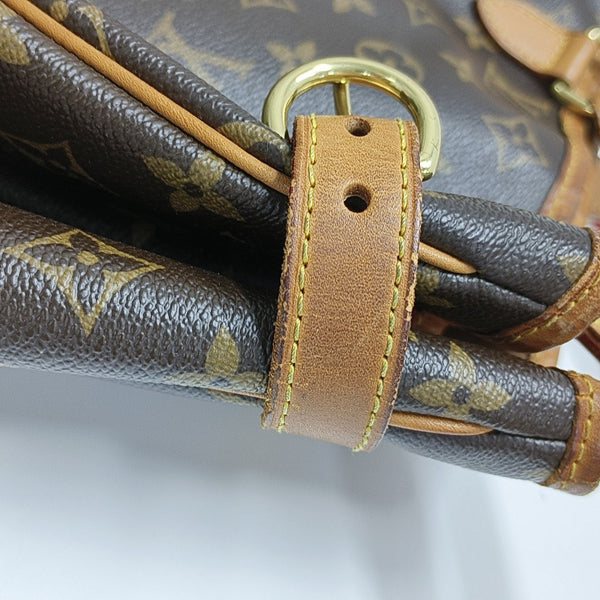 BATIGNOLLES MM Monogram Coated Canvas Brown
