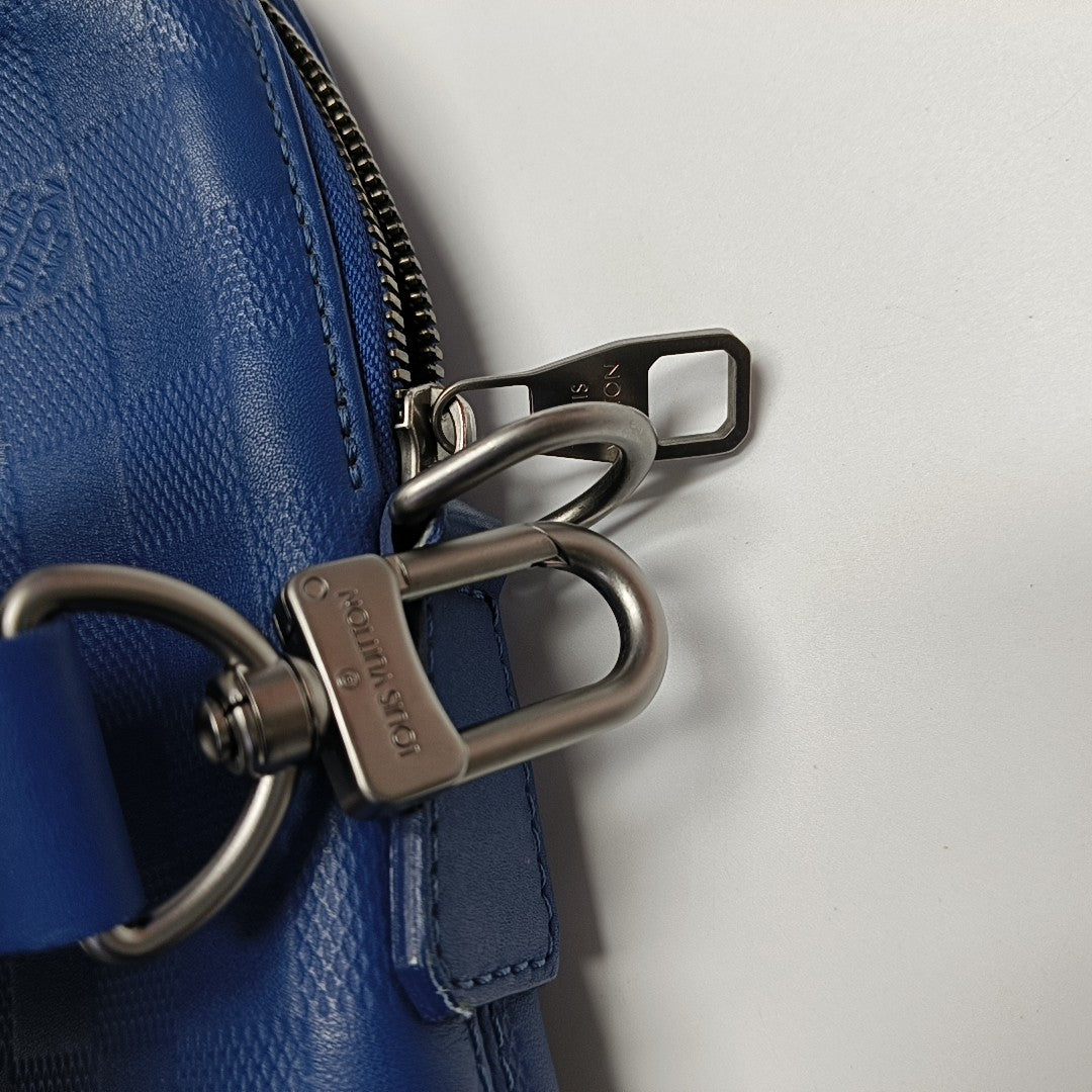 PORTE-DOCUMENTS Damier Calfskin Blue