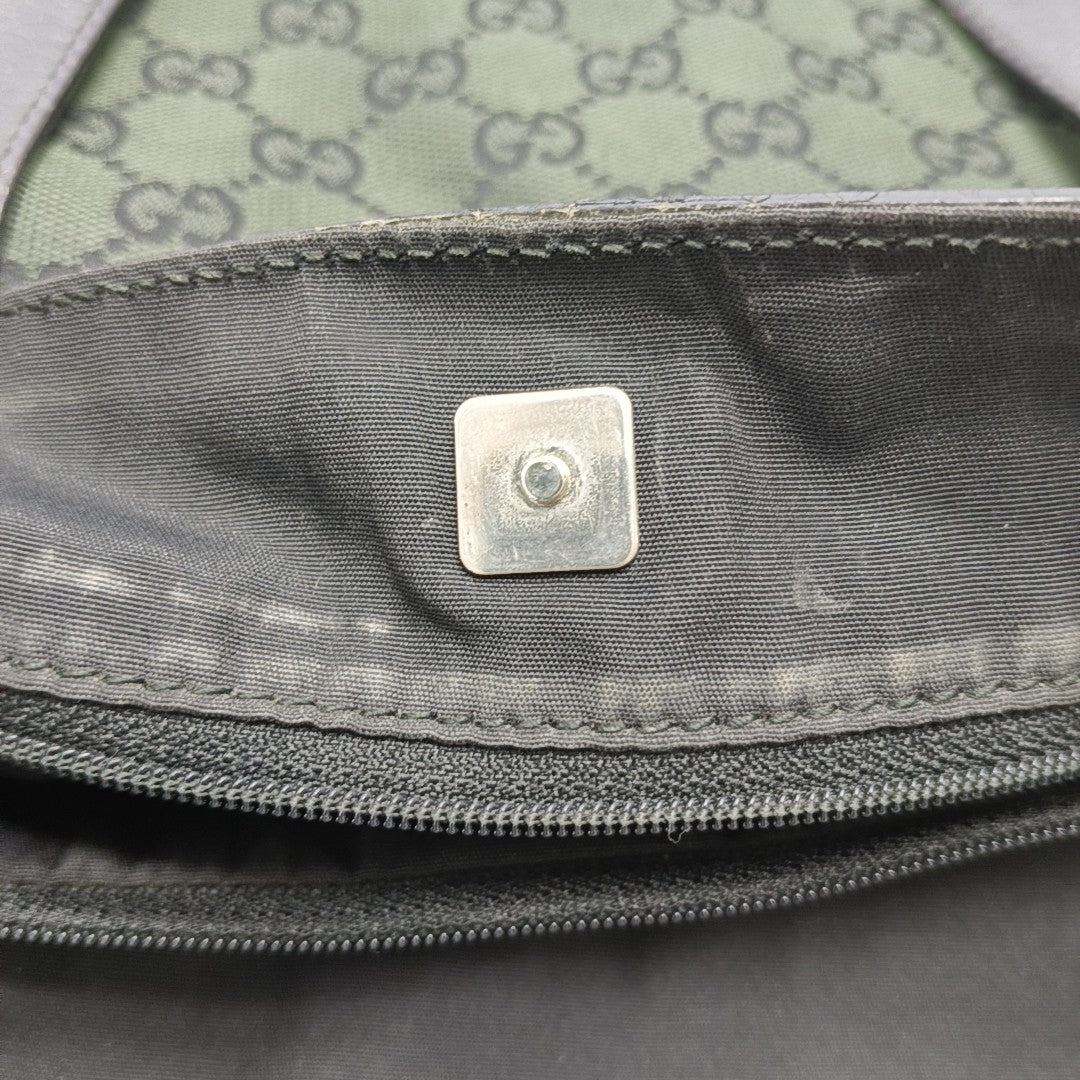 GG Imprime Monogram Canvas Green