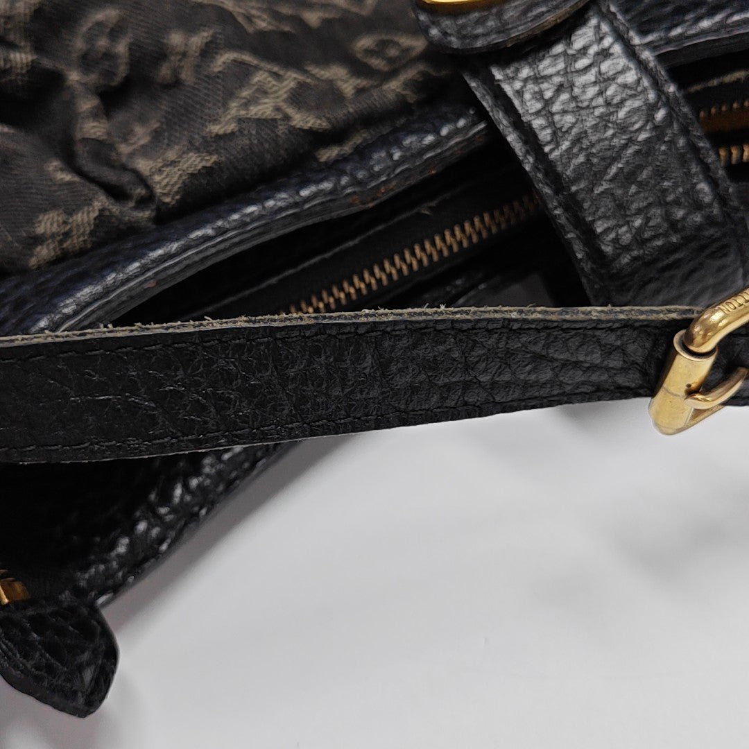 SOLAR Monogram Denim Black