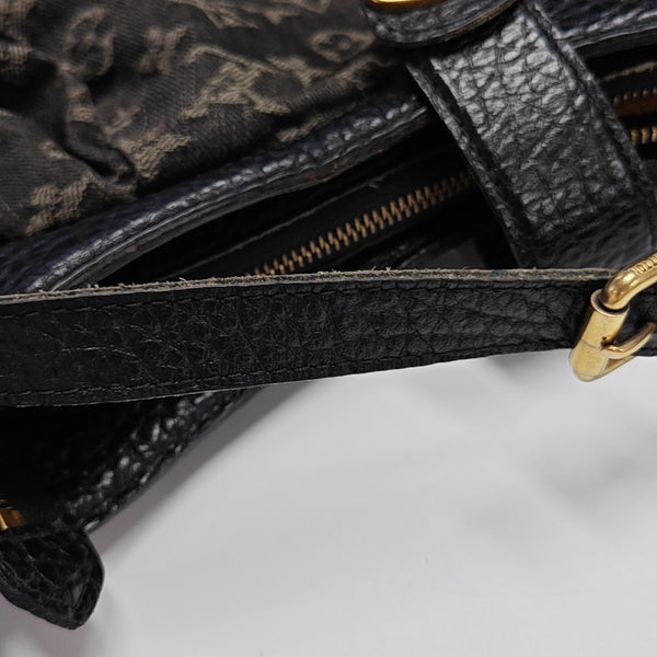 SOLAR Monogram Denim Black
