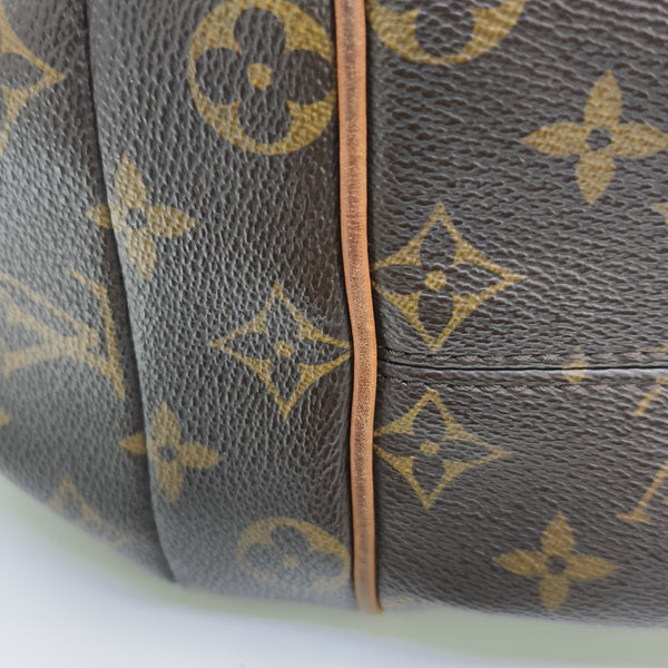 TOTALLY Monogram Coated Canvas Brown