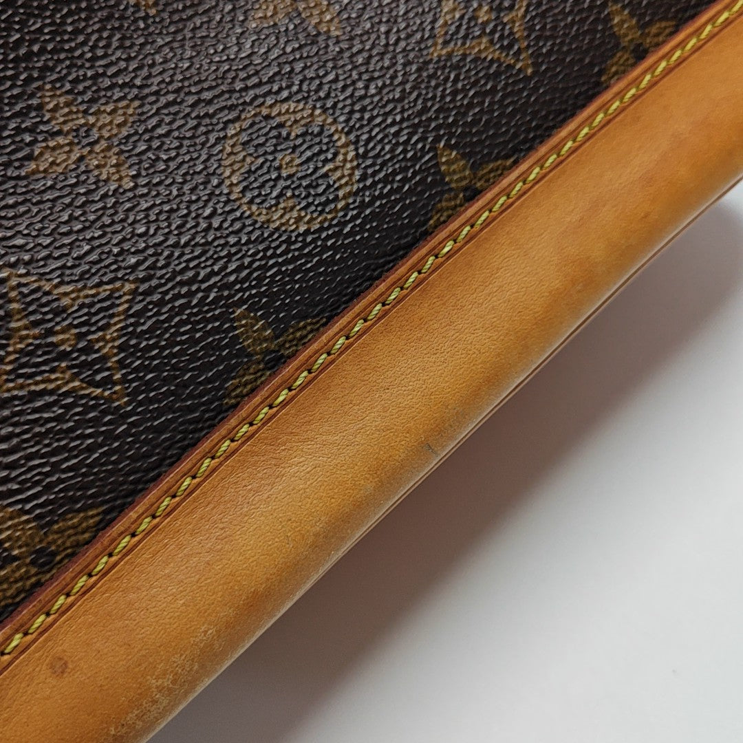 NOÉ BB Monogram Coated Canvas Brown