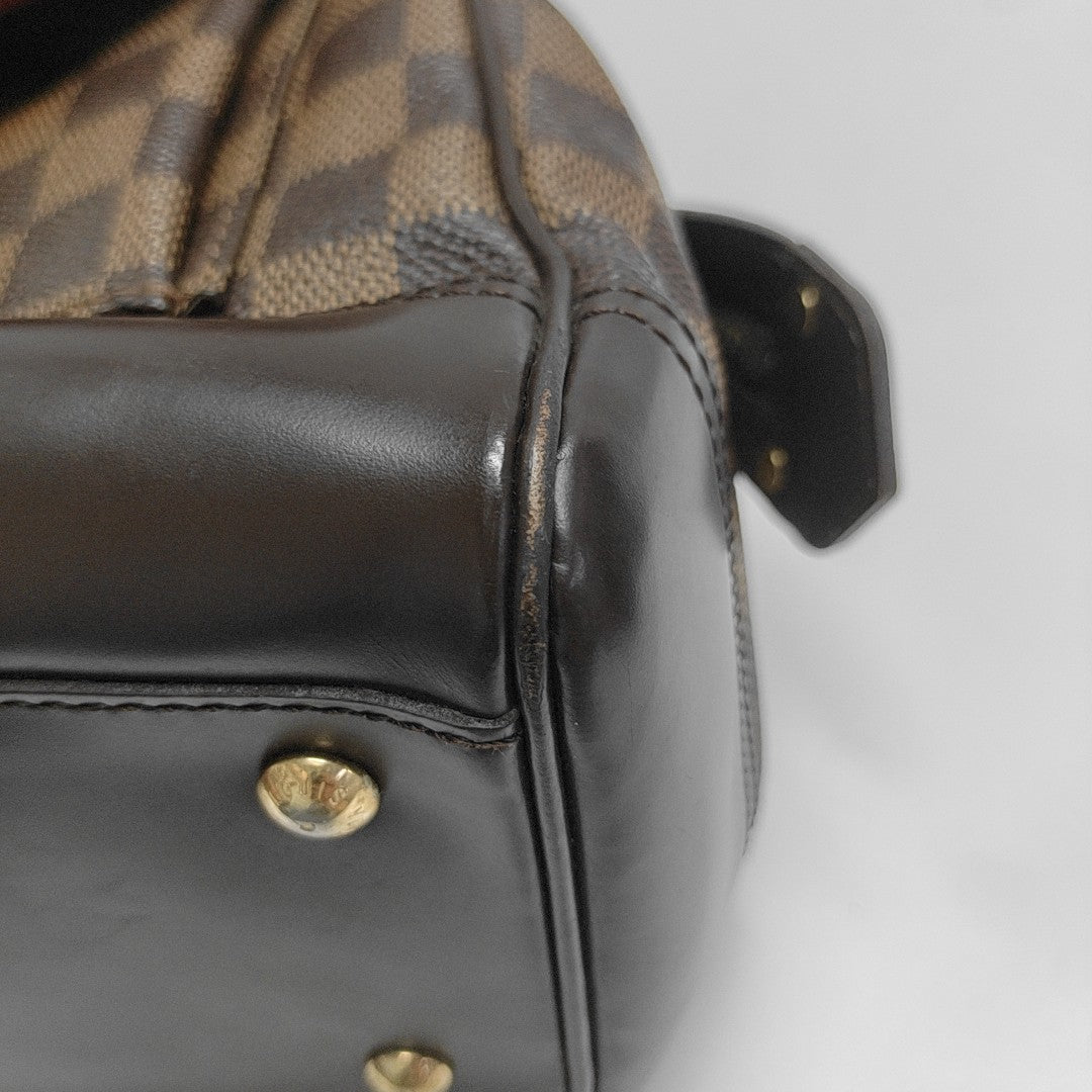 KNIGHTSBRIDGE Damier Ebene Coated Canvas Brown