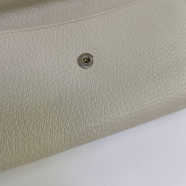 Blondie Calfskin White Wallet