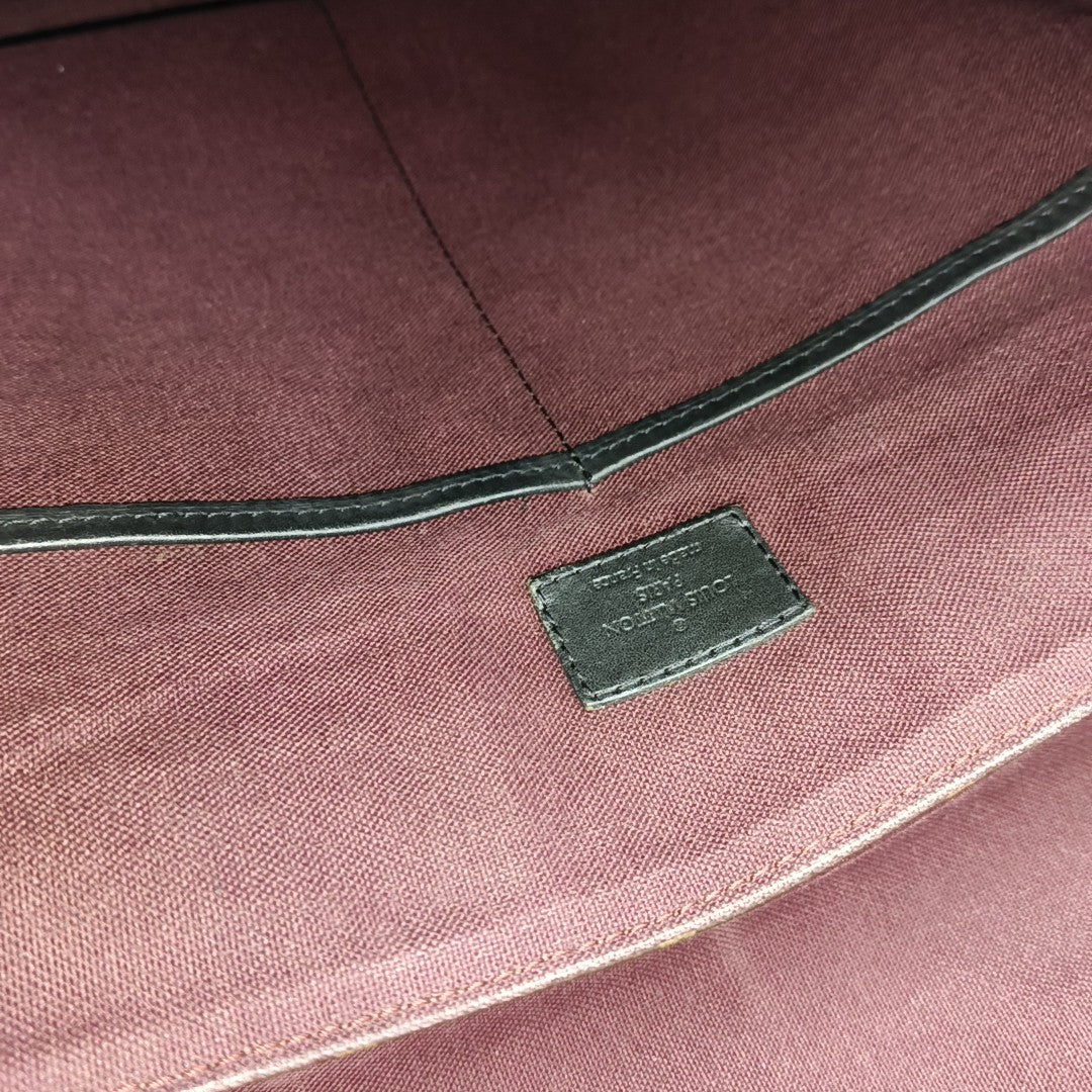 Monogram Coated Canvas Brown