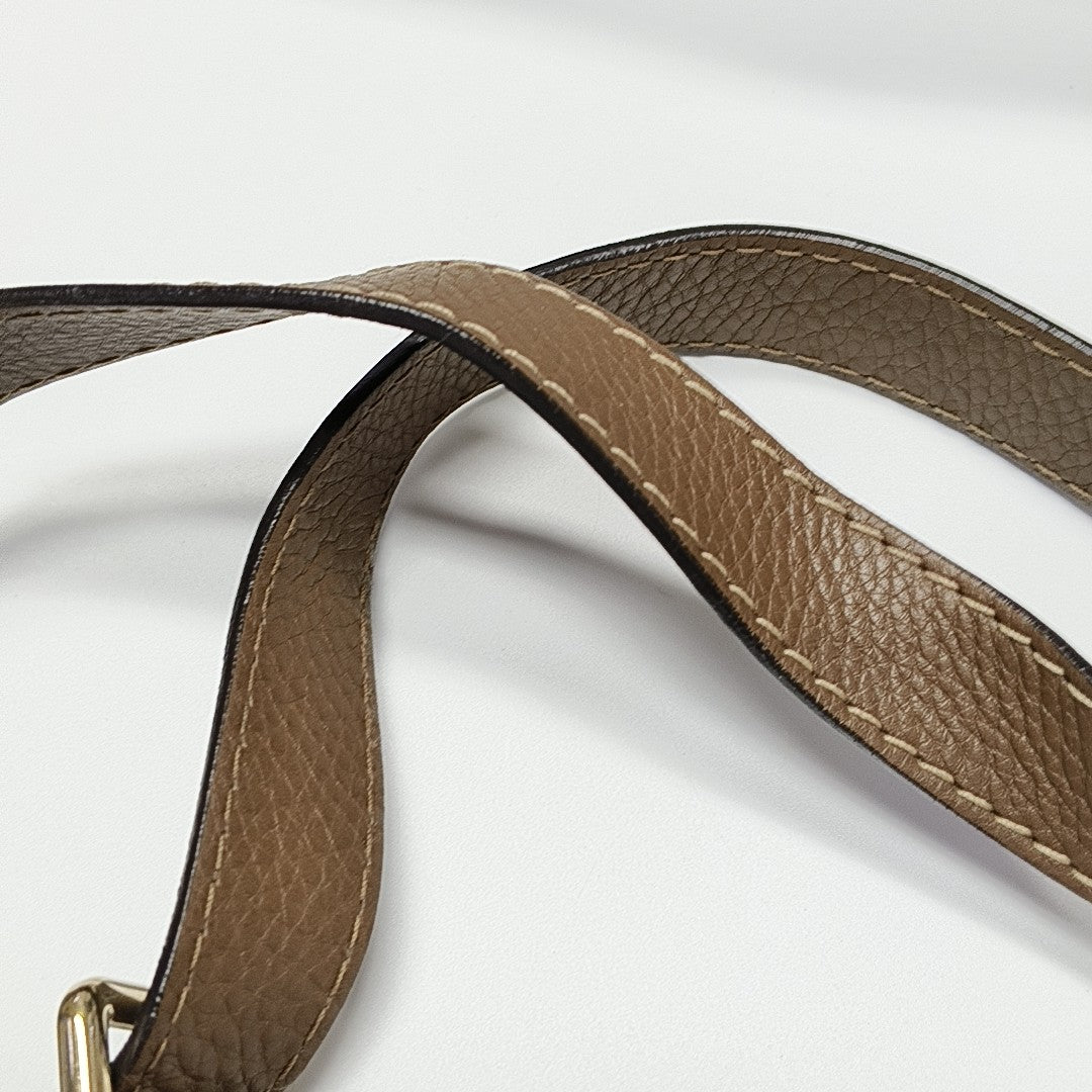 Canvas Shoulder Bag Beige