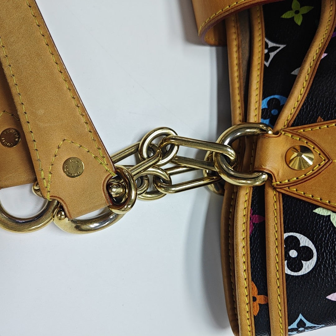LV × TM ANNIE Monogram Coated Canvas Black