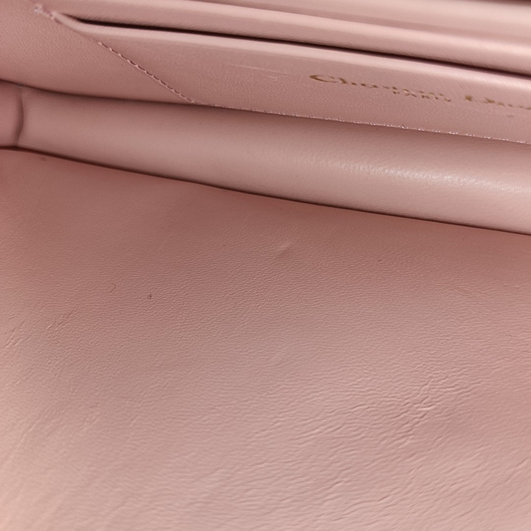 Lady Dior Mini Cannage Lambskin Pink