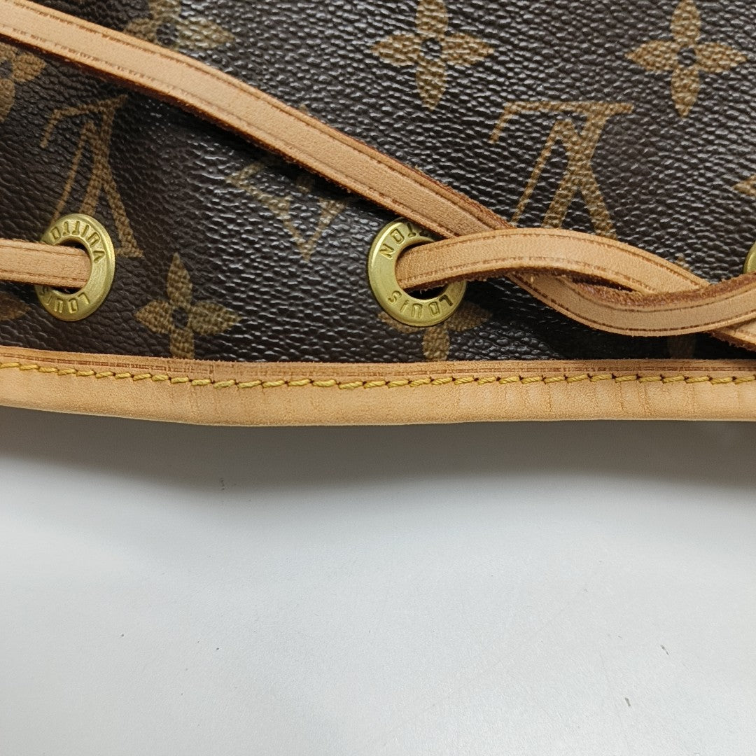 NÉONOÉ PM Monogram Coated Canvas Brown