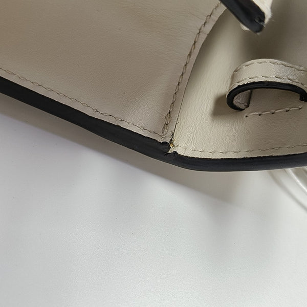 Sylvie Mini Calfskin White