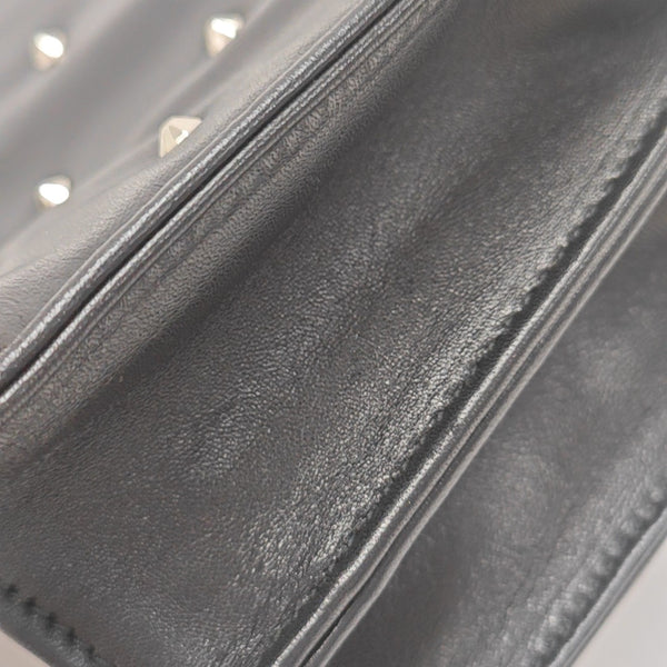 Lambskin Shoulder Bag Black