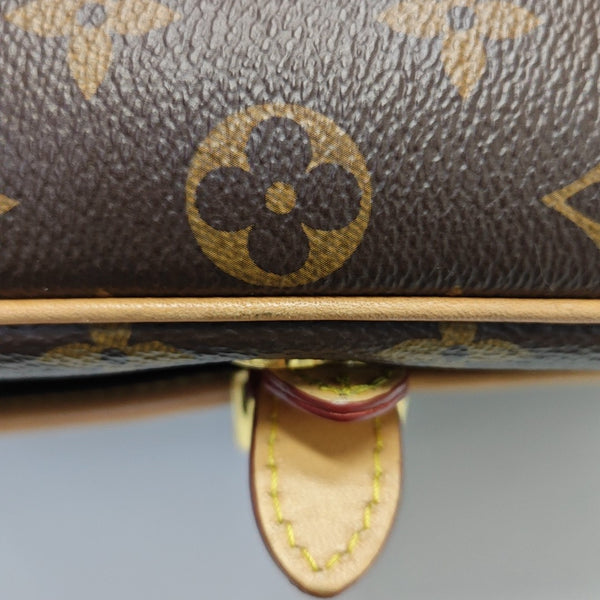 DIANE Monogram Coated Canvas Brown