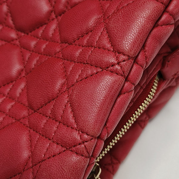Dior Soft Cannage Lambskin Red