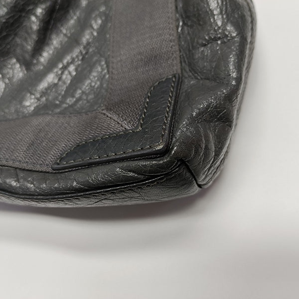 Navy XS Lambskin Gray