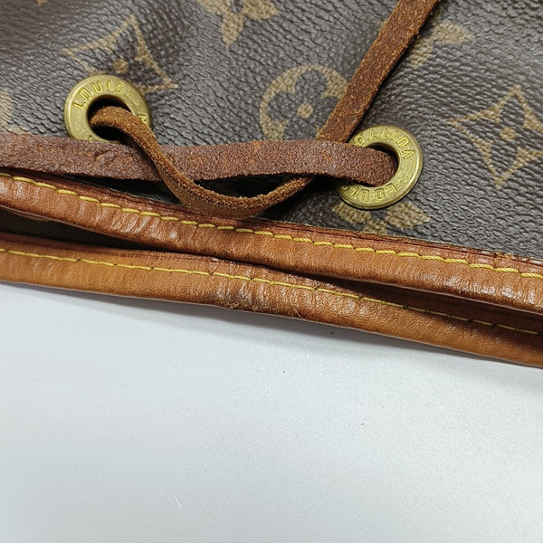 NOÉ BB Monogram Coated Canvas Brown