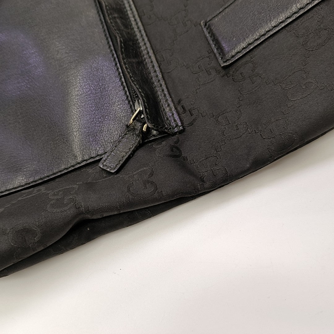 Monogram Canvas Tote Bag Black