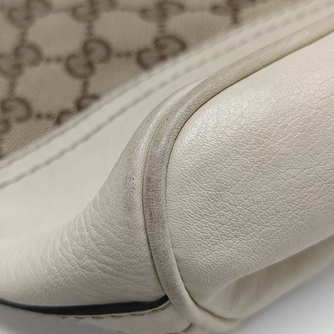 Monogram Canvas Top Handle Bag Brown