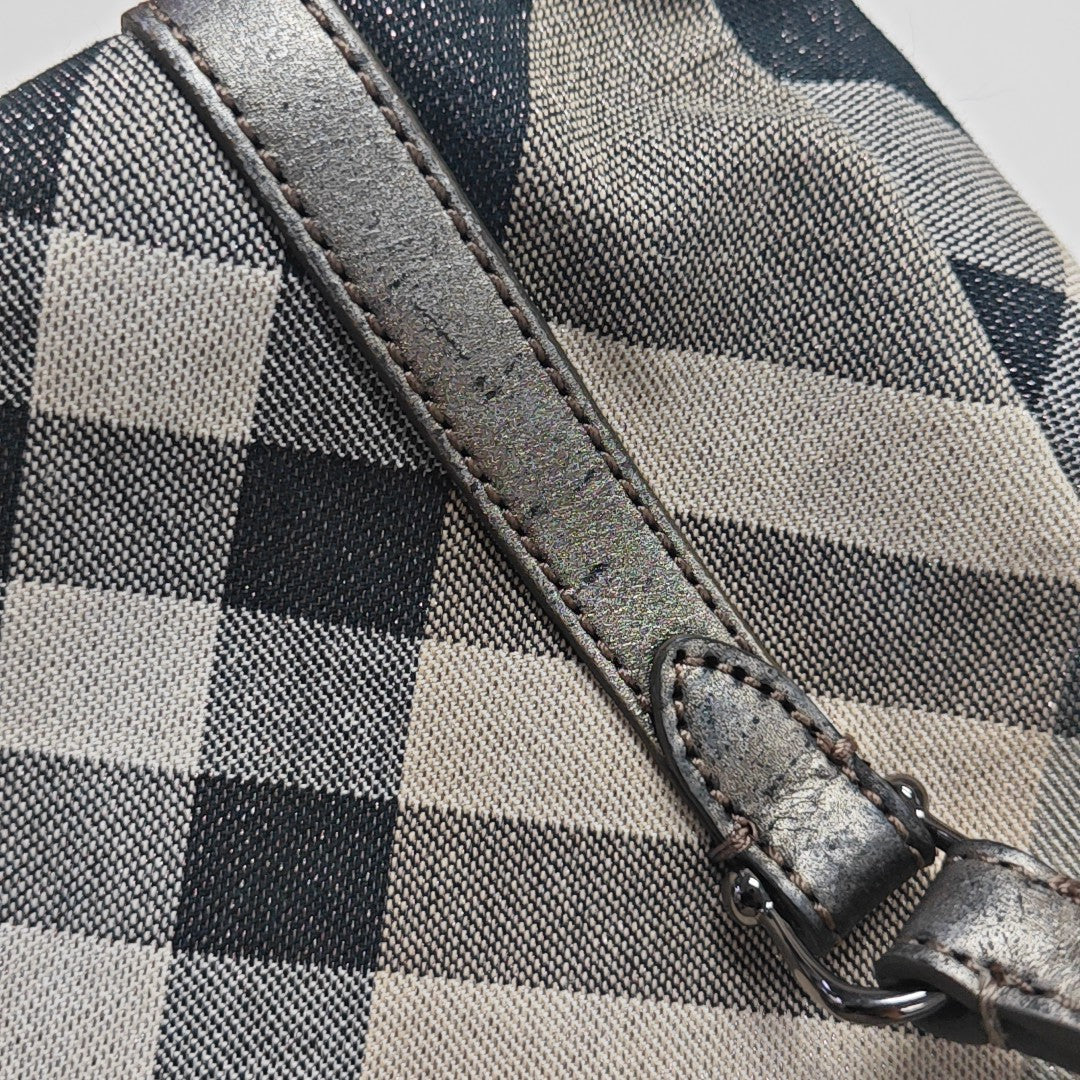 Canvas Top Handle Bag Gray