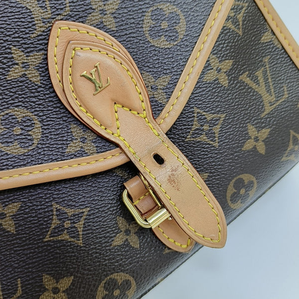 IVY Monogram Coated Canvas Brown