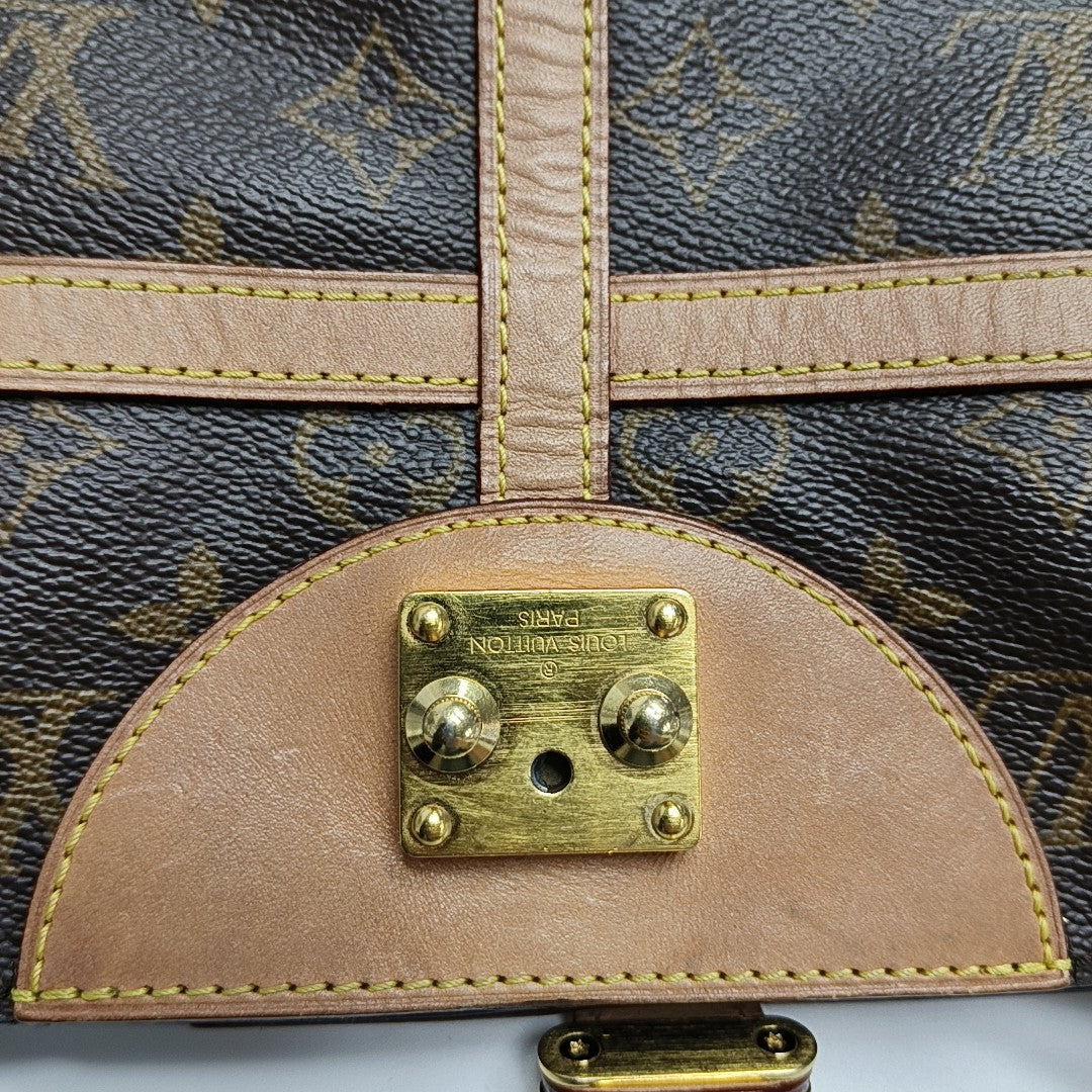 DUFFLE Monogram Coated Canvas Brown